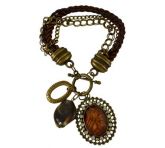 Pulseira de Corda com Pingente