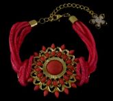 Pulseira de Barbante Rosa